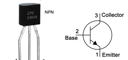 2N3904 transistor information about pinout, equivalent, uses