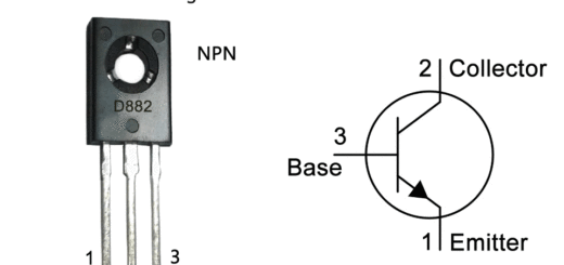 D882 Transistor Pinout, Equivalent, Uses, Features