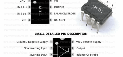 LM311 Pinout, Applications, Equivalent, Description, features