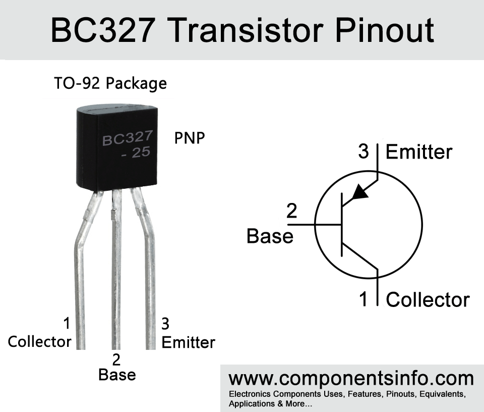 BC327 Transistor Pinout, Equivalent, Uses, Technical Specs