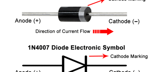 1N4007 Diode Pinout, Equivalent, Specs, Datasheet, Applications & Other Info