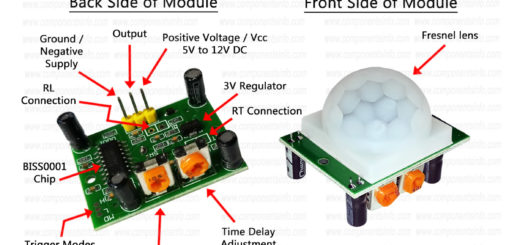 HC SR501 PIR Motion Sensor Module Pinout, Datasheet & Details