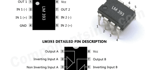 LM393 Pinout, Datasheet, Features, Applications, Equivalent