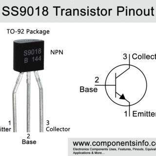 SS9018 Transistor Pinout, Equivalent, Datasheet, Applications & Other Info