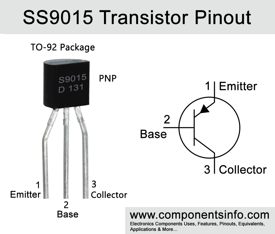 SS9015 Transistor Pinout, Equivalent, Specs, Uses, Datasheet