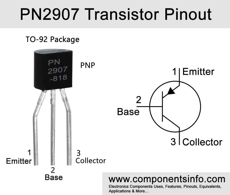 PN2907 Pinout, Uses, Features, Equivalents and Other Details