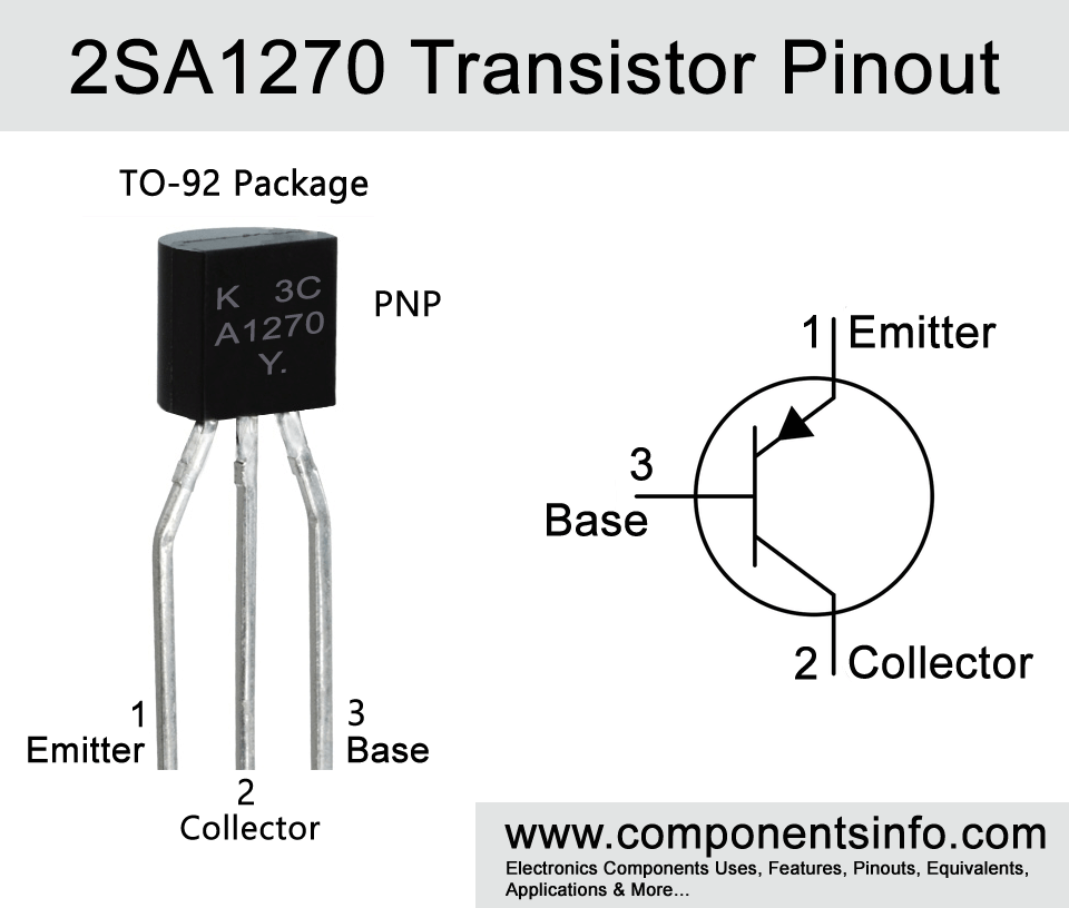 A1270 Transistor Pinout, Equivalent, Uses, Features, Applications and Other Info