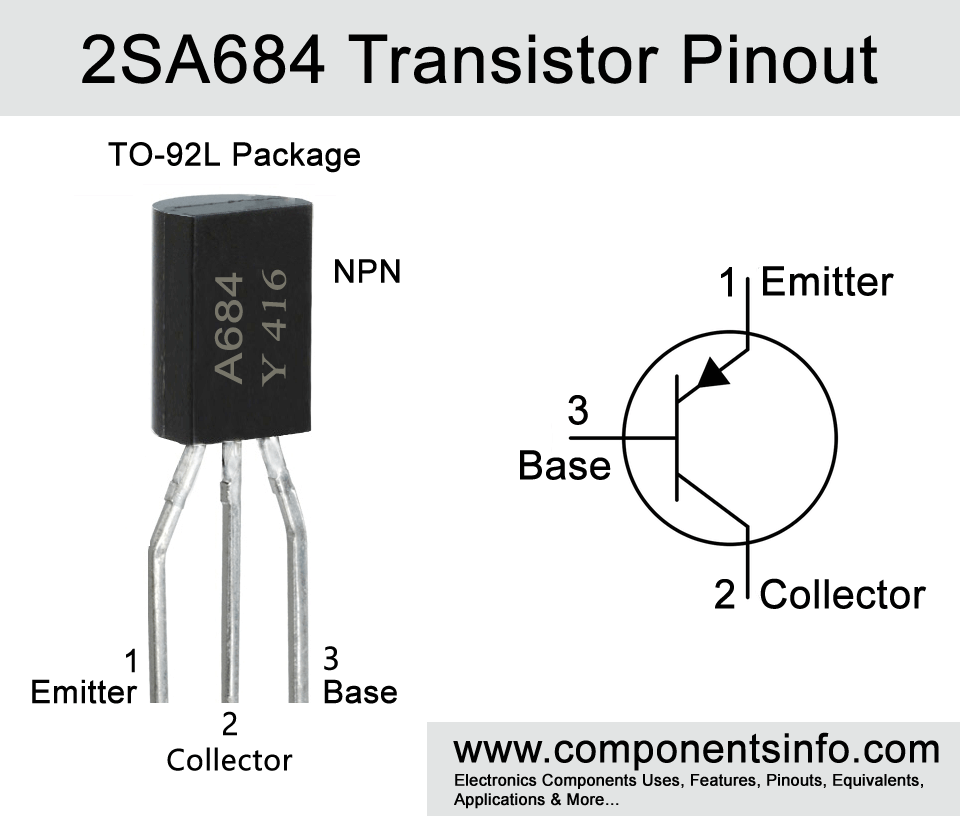 A684 Transistor Pinout, Equivalent, Uses, Features, Explanation and Other Info